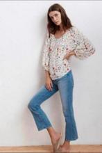 Velvet by Graham & Spencer top met prachtige print L (40/42), Ophalen of Verzenden, Zo goed als nieuw, Maat 38/40 (M), Lange mouw