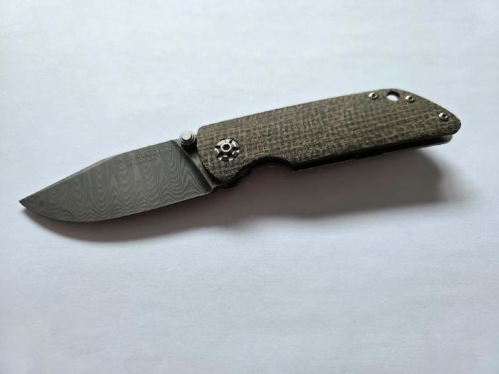 Böker M4 Sherman Damascus, Verzamelen, Overige Verzamelen, Zo goed als nieuw, Ophalen of Verzenden