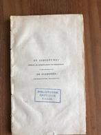 1846 Collectie Geerdink Vasse. Concept-Wet ondersteuning, Ophalen of Verzenden, 20e eeuw of later, Gelezen