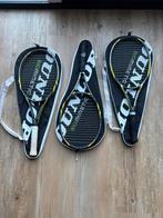 Dunlop Biomimetic Tennisrackets (3x) met Tas, Gebruikt, Racket, Dunlop, Ophalen