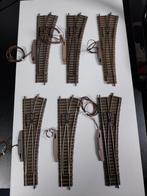 Fleischmann,  wissels 6140., Hobby en Vrije tijd, Gebruikt, Gelijkstroom, Fleischmann, Rails