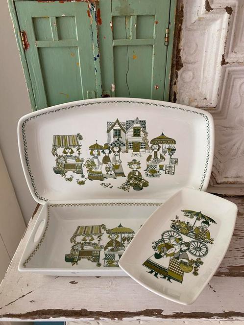 Lotje Figgjo Flint  uit de Market serie Turi Gramstad-Oliver, Antiek en Kunst, Antiek | Keramiek en Aardewerk, Ophalen of Verzenden