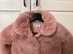 H&M meisjejas imitatiebont poederroze maat 98, Ophalen of Verzenden, Zo goed als nieuw, Meisje, Jas