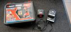 Black en decker accu's + oplader + koffer, Ophalen, Gebruikt, Boormachine
