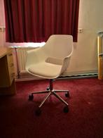 Witte bureau stoel. Z.g.a.n., Ophalen of Verzenden, Zo goed als nieuw, Wit