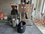 Solis Gran Gusto 1014 Espressomachine + Bonenmaler, Gebruikt, Espresso apparaat, Koffiebonen, Ophalen of Verzenden