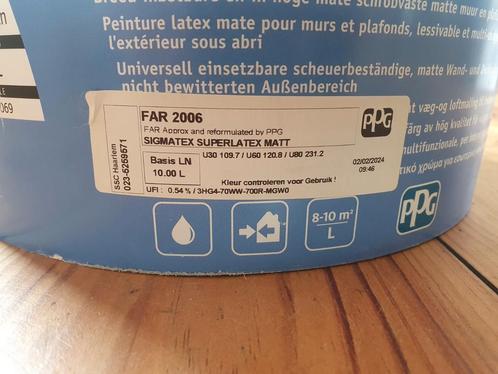 Farrow & Ball Great White (2006)  4-5L, Doe-het-zelf en Verbouw, Verf, Beits en Lak, Verf, Minder dan 5 liter, Ophalen