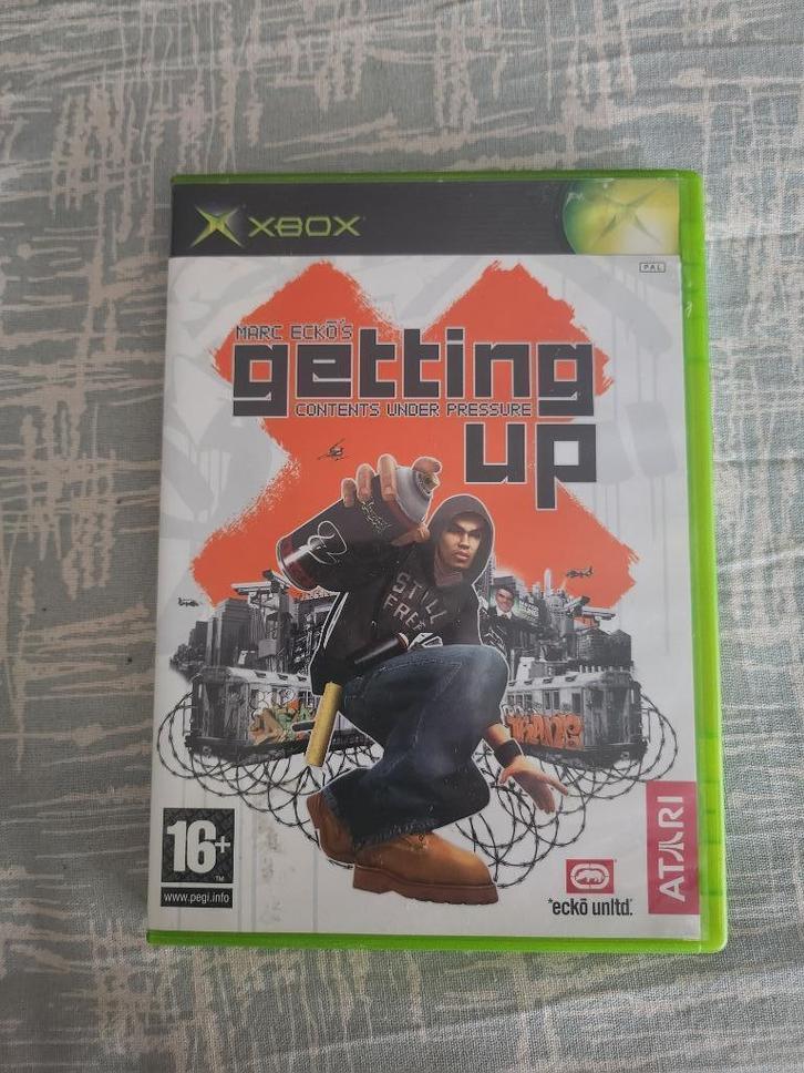 XboX - Marc Ecko's Getting Up, Spelcomputers en Games, Games | Xbox Original, Gebruikt, Avontuur en Actie, 1 speler, Vanaf 16 jaar