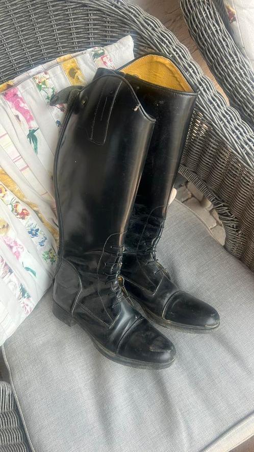 Leren rijlaarzen 36 + zomer en winter jodphurs met chaps, Dieren en Toebehoren, Paardrijkleding, Zo goed als nieuw, Schoeisel