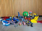 Grote set Paw Patrol vliegtuig toren auto’s ruimteschip, Ophalen, Gebruikt