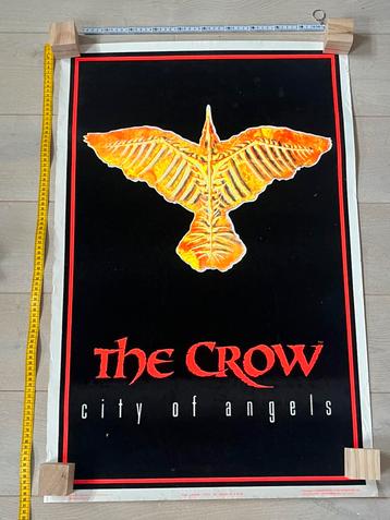 Filmposter The Crow City of Angels originele fluwelen poster beschikbaar voor biedingen