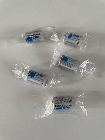 Panasonic Lithium-batterij CR2, 5 stuks beschikbaar voor biedingen