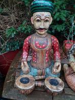 Antieke Beeldengroep "De Muzikanten" uit Laos, Antiek en Kunst, Ophalen of Verzenden