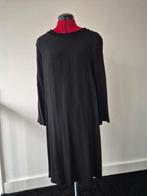 Yaya prachtige zwarte glansjurk ZGAN!, Kleding | Dames, Verzenden, Zwart, Zo goed als nieuw, Yaya