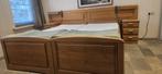 Eikenhouten bed, Ophalen, Gebruikt, Bruin, Klassiek