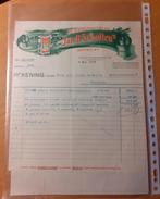 Joh. B. Scholten zelfrijzend bakmeel factuur 1938 Amsterdam, Verzamelen, Ophalen of Verzenden, Zo goed als nieuw, Overige typen