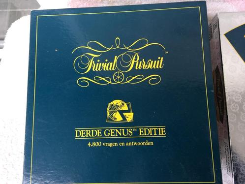 Trivial Pursuit - derde genus editie, 2 soorten, Hobby en Vrije tijd, Gezelschapsspellen | Bordspellen, Zo goed als nieuw, Een of twee spelers