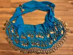Aquablauwe Buikdans Heupsjaal, Ophalen of Verzenden, Zo goed als nieuw, Overige thema's, Accessoires