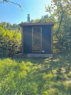 Superdeal! Thermowood buitensauna 200x200 tuin /buiten sauna, Ophalen of Verzenden, Nieuw, Fins of Traditioneel, Complete sauna