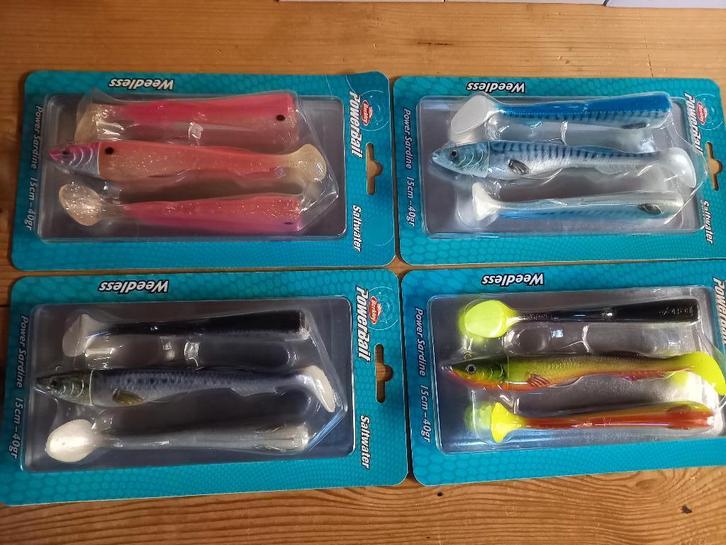 40 grams Power Sardine Weedless (Berkley) Zeebaars/Pollak, Watersport en Boten, Hengelsport | Zeevissen, Nieuw, Overige typen