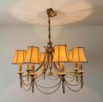 1980’s Italiaanse Hollywood Regency Style kroonluchter, Huis en Inrichting, Lampen | Kroonluchters, Ophalen, Gebruikt, Metaal