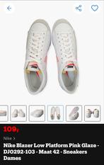 Nike Blazer Low Platform - Maat 40, Wit, Nike, Ophalen of Verzenden, Sneakers of Gympen