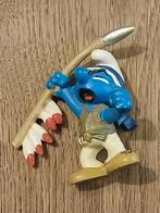Indianen Smurf met Speer - Vintage, Ophalen of Verzenden, Gebruikt, Overige Smurfen, Poppetje, Figuurtje of Knuffel
