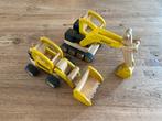 Pintoy set houten graafmachine en shovel xl, buiten gebruikt, Ophalen of Verzenden, Gebruikt