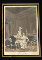 Gravure - Le Déjeuner Anglais van Nicolas Lavrince/Vidal, Antiek en Kunst, Ophalen