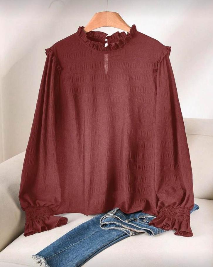 Top Puck (44-52), Kleding | Dames, Grote Maten, Nieuw, Shirt of Top, Bruin, Verzenden