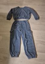 Blauw setje voor meisje mt 122/128, Kinderen en Baby's, Kinderkleding | Maat 122, Ophalen of Verzenden, Zo goed als nieuw, Meisje
