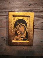 Oude icoon van Maria met kind Mutter Gottes von Vladimir, Antiek en Kunst, Ophalen of Verzenden