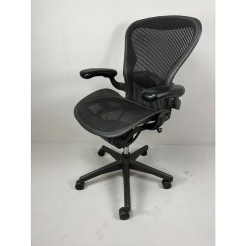 Herman Miller Aeron Graphite | Refurbished, Huis en Inrichting, Bureaustoelen, Zo goed als nieuw, Bureaustoel, Overige kleuren