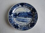 Delfts blauw bordje van Domo Beilen Hogelandster boerderij, Antiek en Kunst, Verzenden