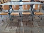 4 industriële stoelen, Huis en Inrichting, Stoelen, Ophalen, Twee