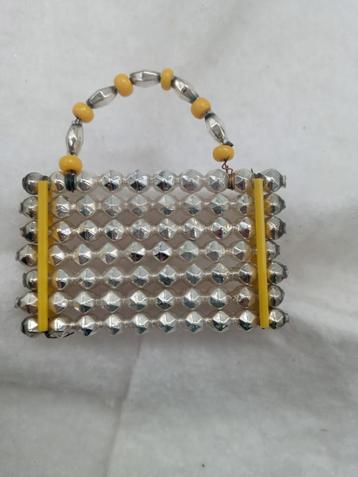 Mooie oude gablonzer kerstbal - tasje beschikbaar voor biedingen