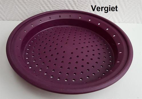 T064 Onderdelen Microgourmet etc Tupperware, Huis en Inrichting, Keuken | Tupperware, Nieuw, Schaal, Paars, Ophalen of Verzenden