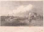 Den Haag Haag Staalgravure ca. 1830 Gezicht op den Haag, Antiek en Kunst, Kunst | Etsen en Gravures, Ophalen of Verzenden