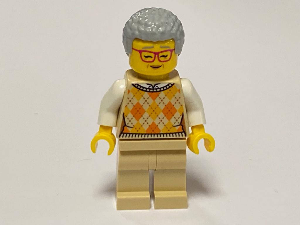 Lego Town Minifiguur twn491 oudere dame, Kinderen en Baby's, Speelgoed | Duplo en Lego, Ophalen of Verzenden, Nieuw, Losse stenen