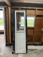 Hardhouten raamkozijn met dubbel glas, Doe-het-zelf en Verbouw, Glas en Ramen, Ophalen, Minder dan 80 cm, Dubbelglas, 160 cm of meer