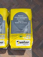 Weber cement stucmortel 4 zakken 20kg, Doe-het-zelf en Verbouw, Ophalen, Zo goed als nieuw, Overige typen