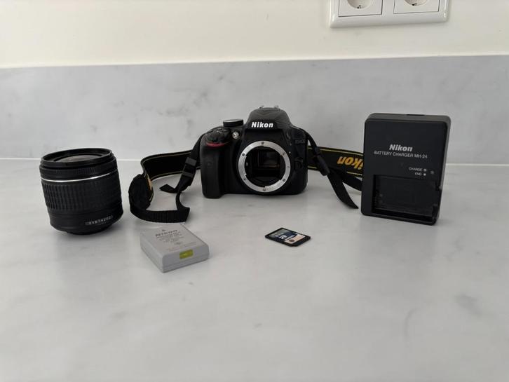 Nikon D3400 Spiegelreflexcamera | 24.2MP | 18-55mm Lens, Audio, Tv en Foto, Fotocamera's Digitaal, Zo goed als nieuw, Spiegelreflex