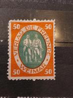 Duitsland cinderella 1919: Goethe & Schiller, Ophalen of Verzenden, Overige periodes, Postfris