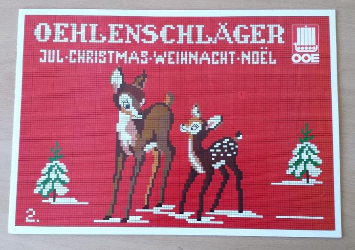 Kerstmis - Oehlenschläger Jul - nr.2 - Deens, Hobby en Vrije tijd, Borduren en Borduurmachines, Gebruikt, Patroon, Handborduren