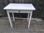 Leuk oud tafeltje met lade, Huis en Inrichting, Ophalen, Gebruikt, 50 tot 100 cm, 25 tot 50 cm