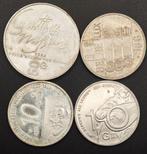 3x Zilveren 10 Gulden & 1x Zilveren 50 Gulden, Postzegels en Munten, Munten | Nederland, Setje, Koningin Beatrix, Zilver, Ophalen of Verzenden