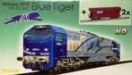 AC Set (9) Mehano Blue Tiger + Kolenwagens voor Märklin, Overige merken, Wisselstroom, Treinset, Verzenden