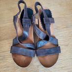 Bruin leren open pumps maat 39, Bruin, Airstep, Ophalen of Verzenden, Zo goed als nieuw