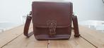 Fototas / cameratas - (nep) leren bruine camera tas vintage, Overige merken, Ophalen of Verzenden, Nvt, Schoudertas