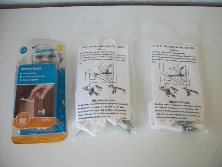 7 lade en kast beveiliging baby en 4 raambeveiliging - Nieuw, Kinderen en Baby's, Kinderkamer | Inrichting en Decoratie, Nieuw